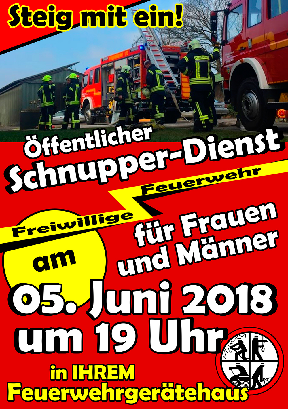 schnupper-dienst-flyer-entwurf-blanko